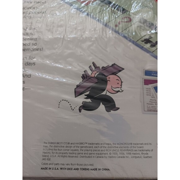 Vintage 1985 Monopoly Board Game Parker Brothers 0009 BRAND NEW  Canadá edition - Picture 4 of 6